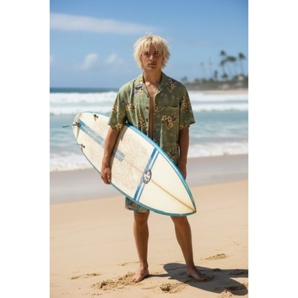 Vintage‎ Medium Hilo Hattie aloha men's shirt